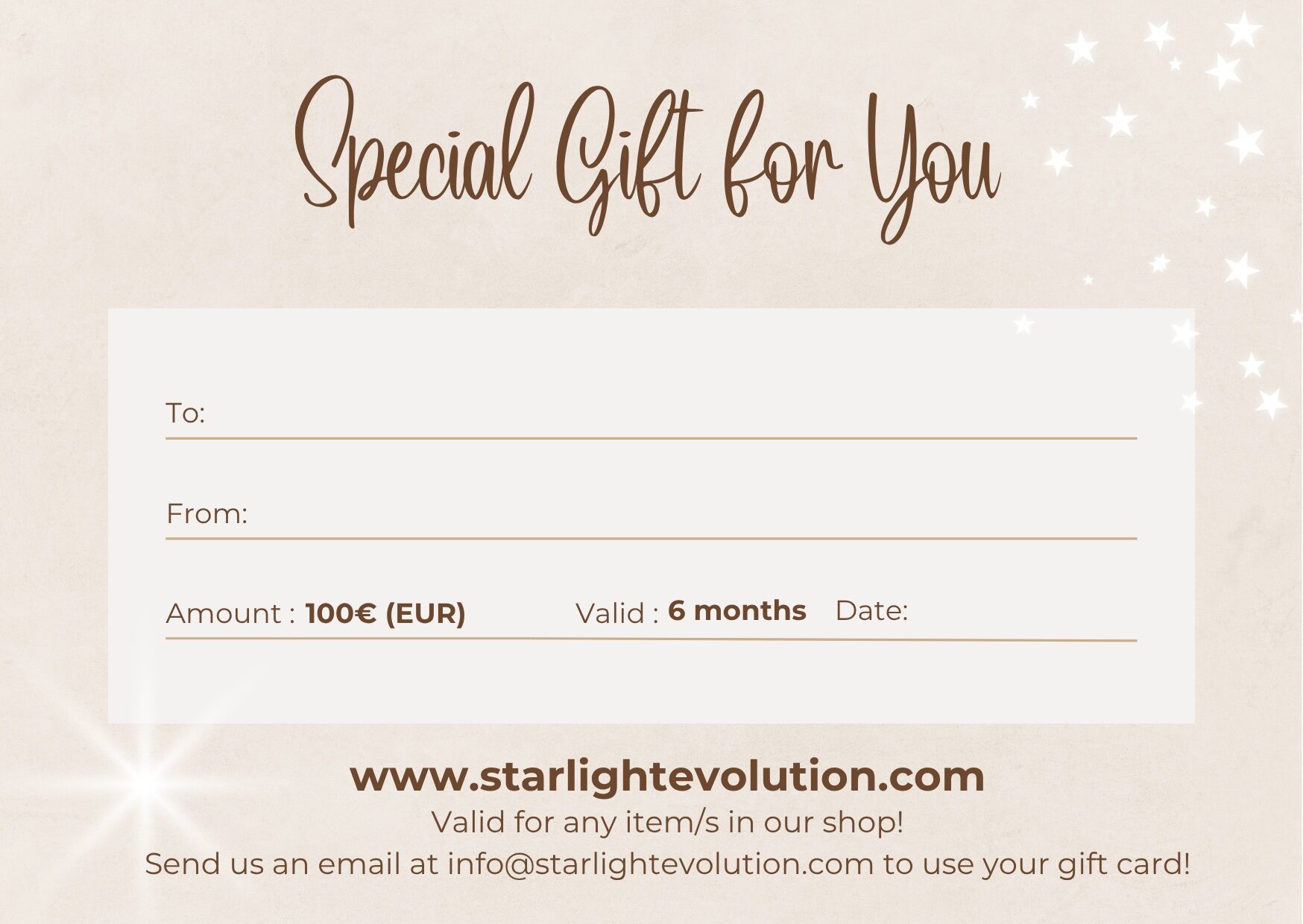 Gift Card - Instant Download PDF File - Image 2