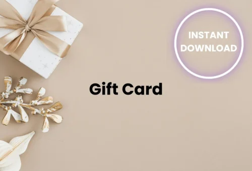 Gift Card - Instant Download PDF File